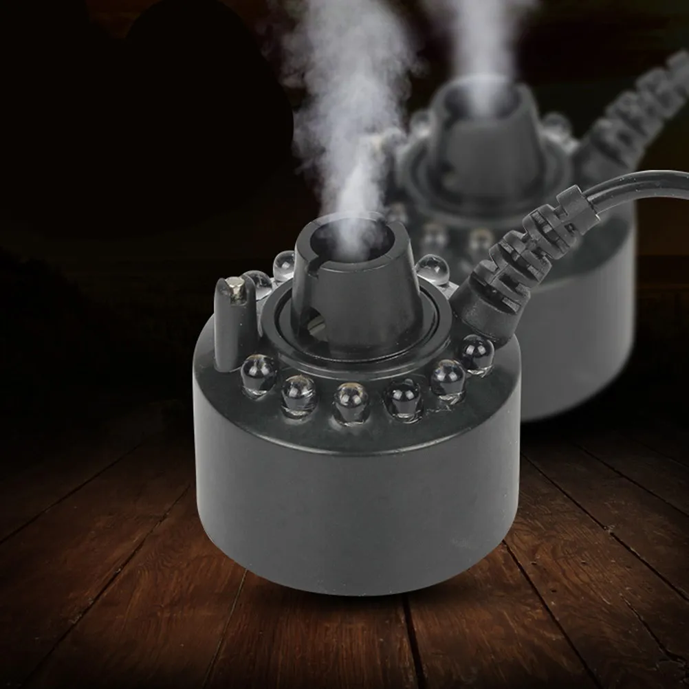 Black LED Colorful Reptile Pet Mist Maker Amphibious Mini Lantern Design Increase Humidity Aquarium Reptile Lighting Sprayer