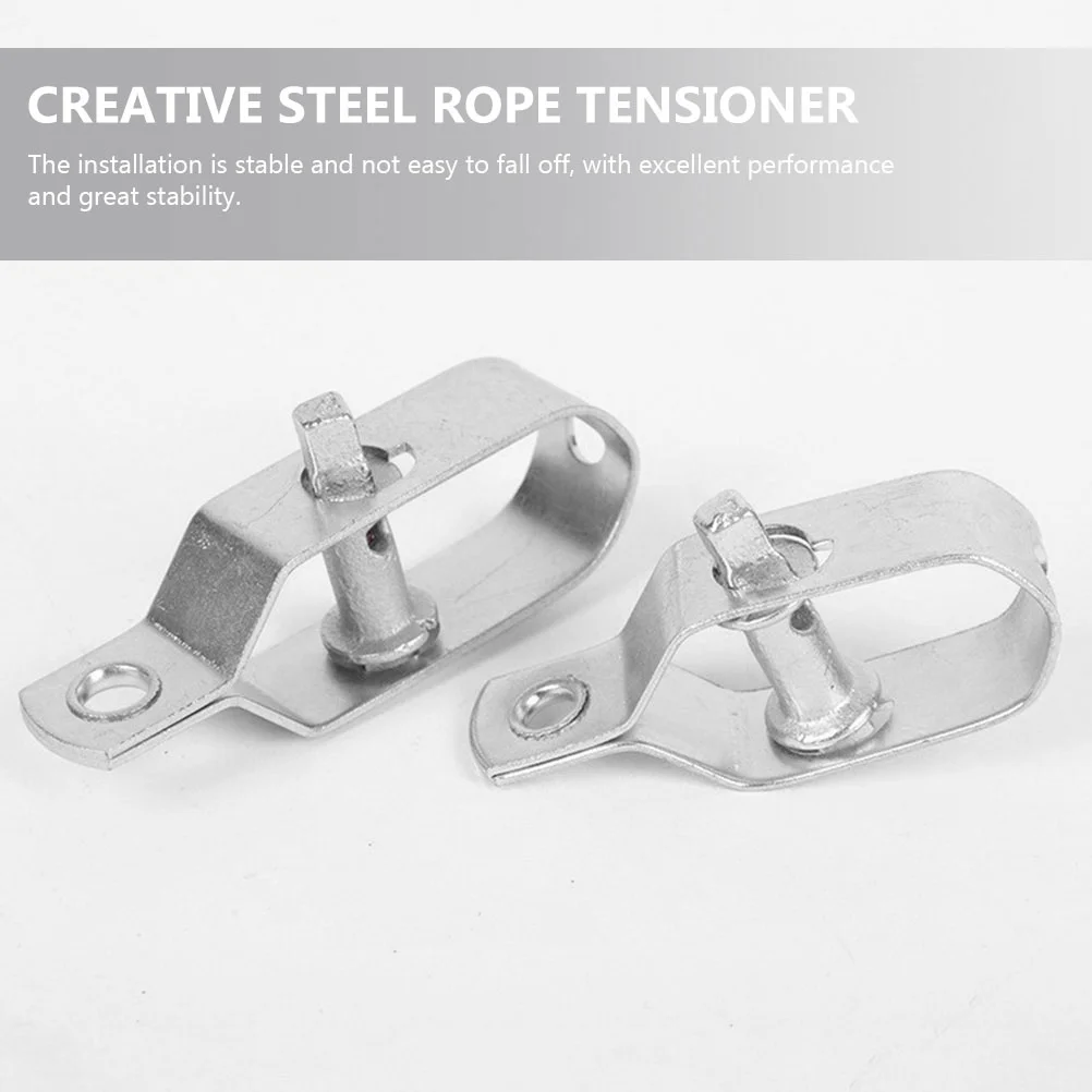 6 Pcs Tool For Tensioning Cable Wire Rope Tensioner Picket Fence Steel Tighteners Creative Metal