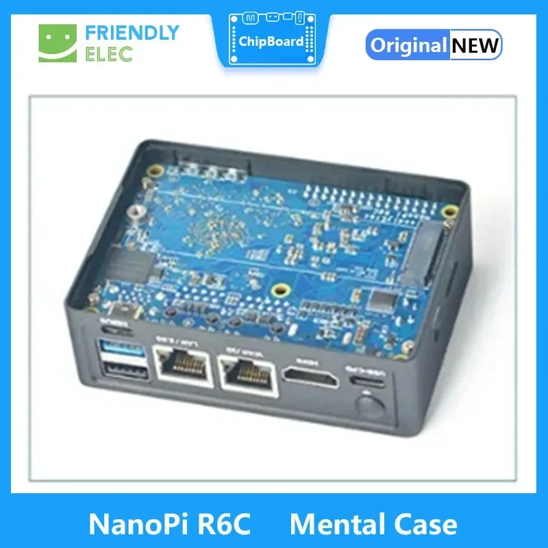 NanoPi R6C راوتر حافظة معدنية Rockchip RK3588S A76 A55 Dual 2.5G Ethernet يدعم HDMI2 Linux/Openwrt/Debian/Ubuntu #3