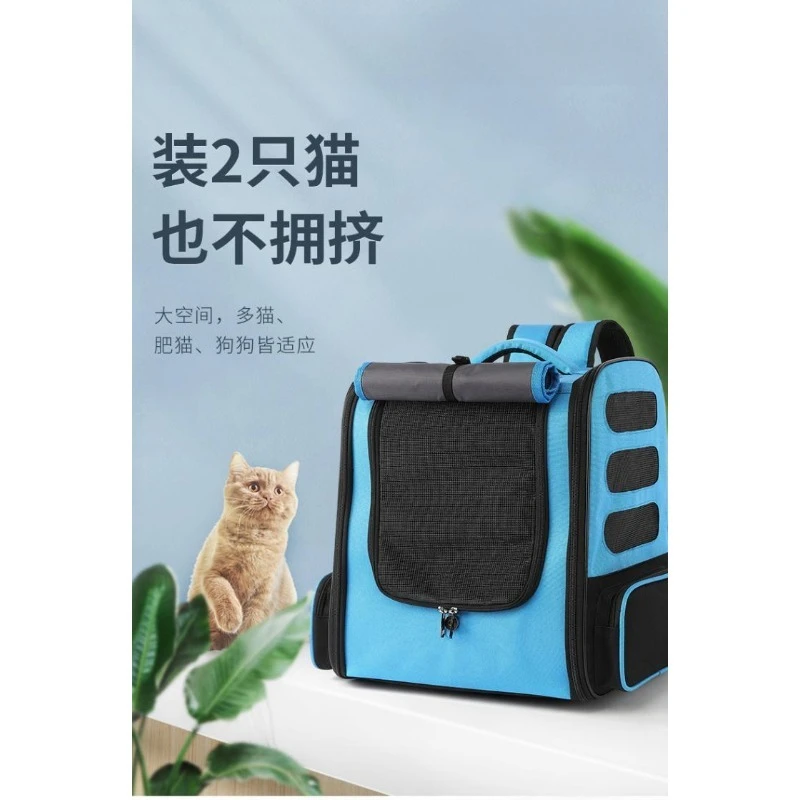 Multifunctional Rolling Pet Carrier, Trolley Cat Dog Backpack for Travel, Portable Rolling Luggage for Small Pets, Hot Sell