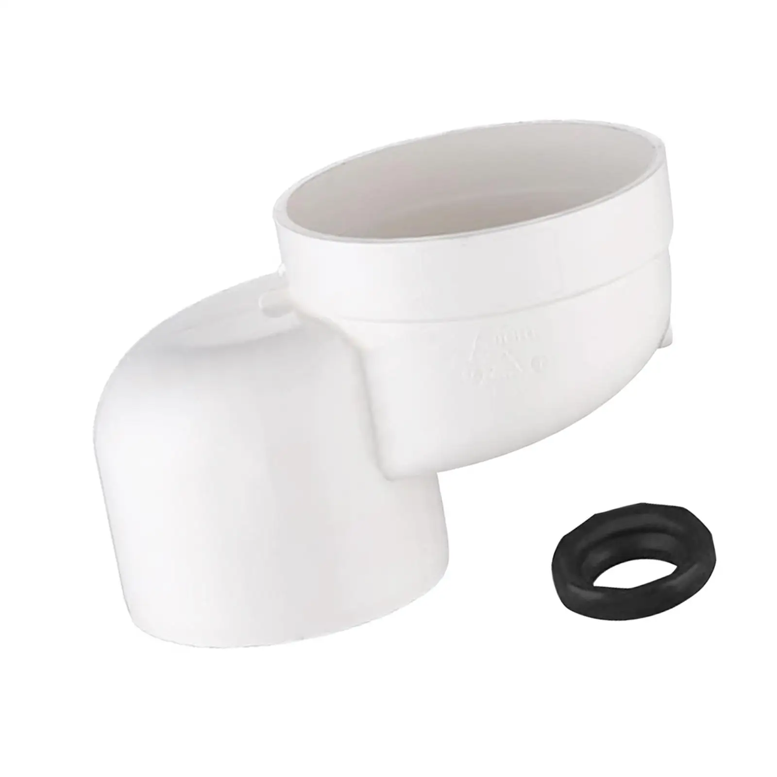 Toilet Flange Shifter PVC Offset Pipe Fitting Bathroom Fixture Part for Professional Toilet Repair