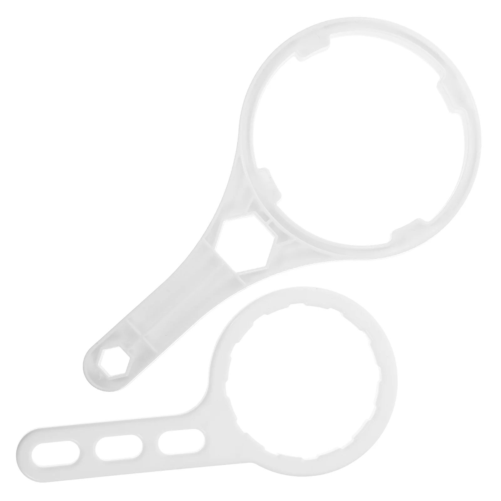 2pcs Water Filter Wrench 10 Inch Housing Spanner Plastic Membrane Canister Tool for Replacing Compact Design