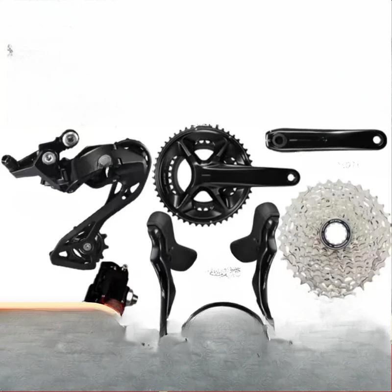 

Full set of transmission 105 mechanical transmission 12 speed road car R7120 brake handle denture bicycle, Shimano mechanical