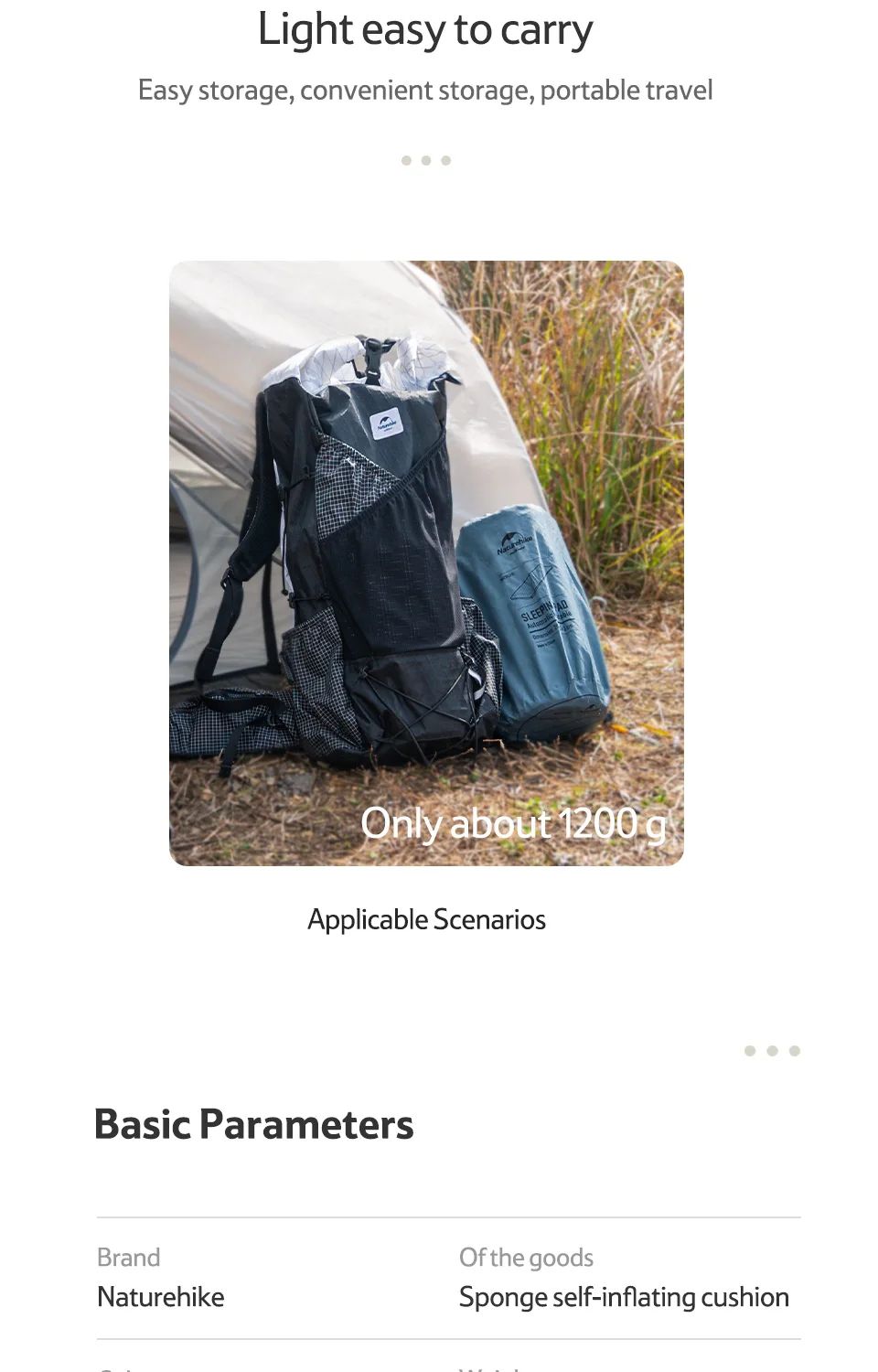 Naturehike 2026 Neue Hochelastische 1-Personen-Luftmatte Leicht zu Transportieren Ultraleichte Outdoor Faltbare Selbstaufblasende Isomatte – Detail 5