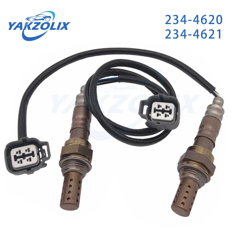 2 sensores de oxígeno O2 (lambda) 234-4620 234-4621, uno delantero y otro trasero, para Honda Accord 2.3L 1998 1999 2000 2001 2002