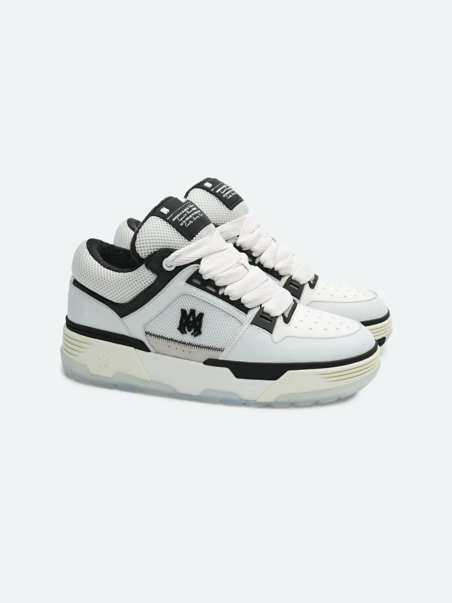 

Unisex Ma-1 Sneakers White Black Nappa Ma Shoes Los Angeles