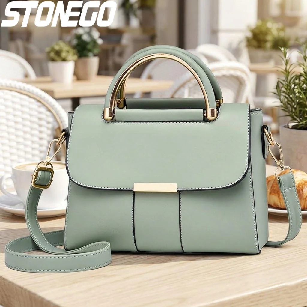 

Stylish Waterproof Women's Handbag with Adjustable Strap Crossbody Design Magnetic Closure Perfect for Daily Use