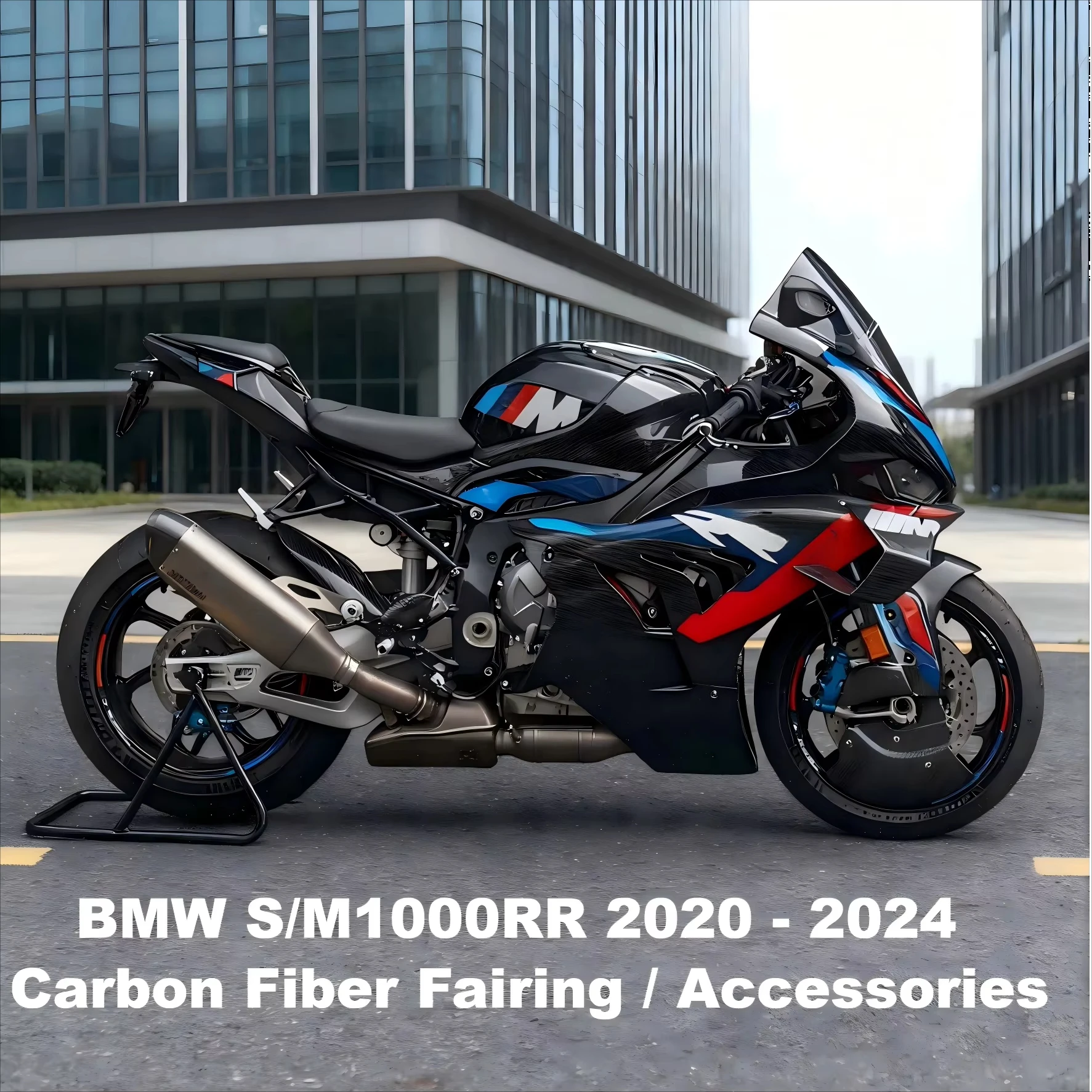OEM 3K 100% Dry Carbon Fiber Motorcycle  Fairing Kit for M/S1000RR 2020-2024 Carbon Fiber Motorcycle Frame & Body Parts