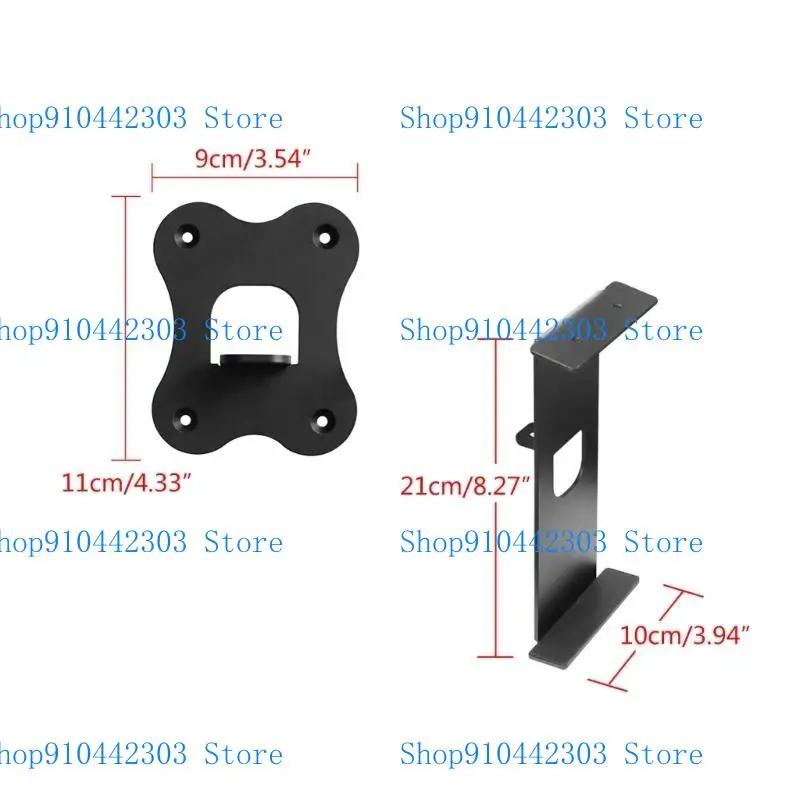 L4MD Space Saving Lautsprecher Rack verhindern fallende Lautsprecherbox -Lagerregal für Level Lautsprecher Haushaltsvorräte – Detail 6