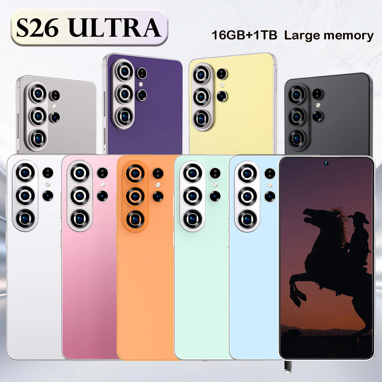 High Quality S 26 Ultra 16GB+1TB 5G Smartphones Android 16 Global S 26 Ultra 5G Dual SIM Wholesale Cellphone Mobile Smart Phones