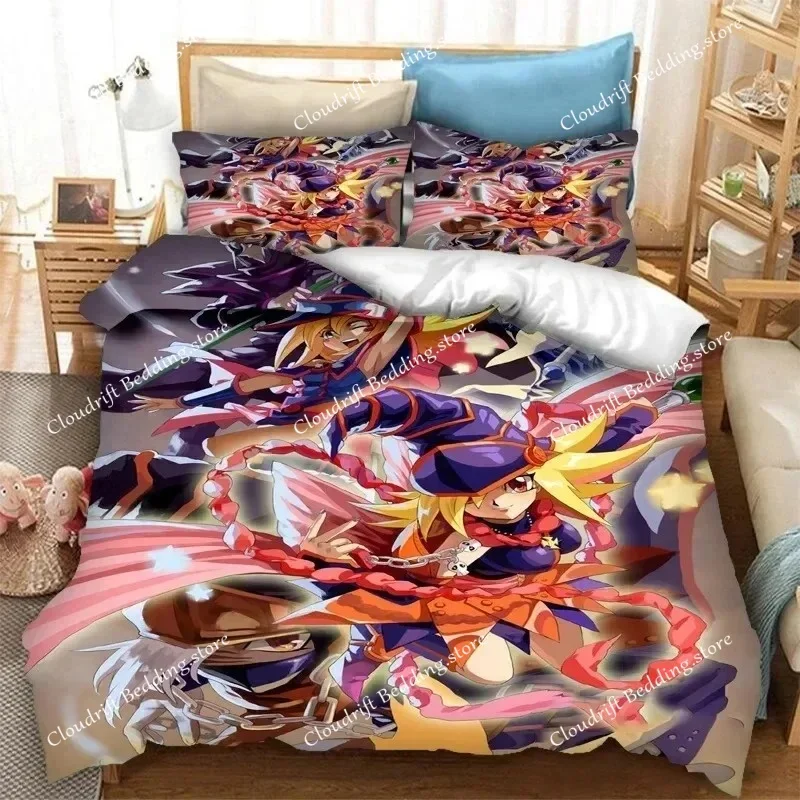 

Anime Yu Gi Oh Duel Yugi Bedding Set Boys Girls Twin Queen Size Duvet Cover Pillowcase Bed Kids Adult FashionHome Textile026
