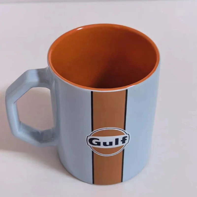 Gulf Petroleum Cultuur-thema keramische mok Creatief festivalcadeau voor Kerstmis Handgemaakte speelgoedfiguur Collectible Item Gift