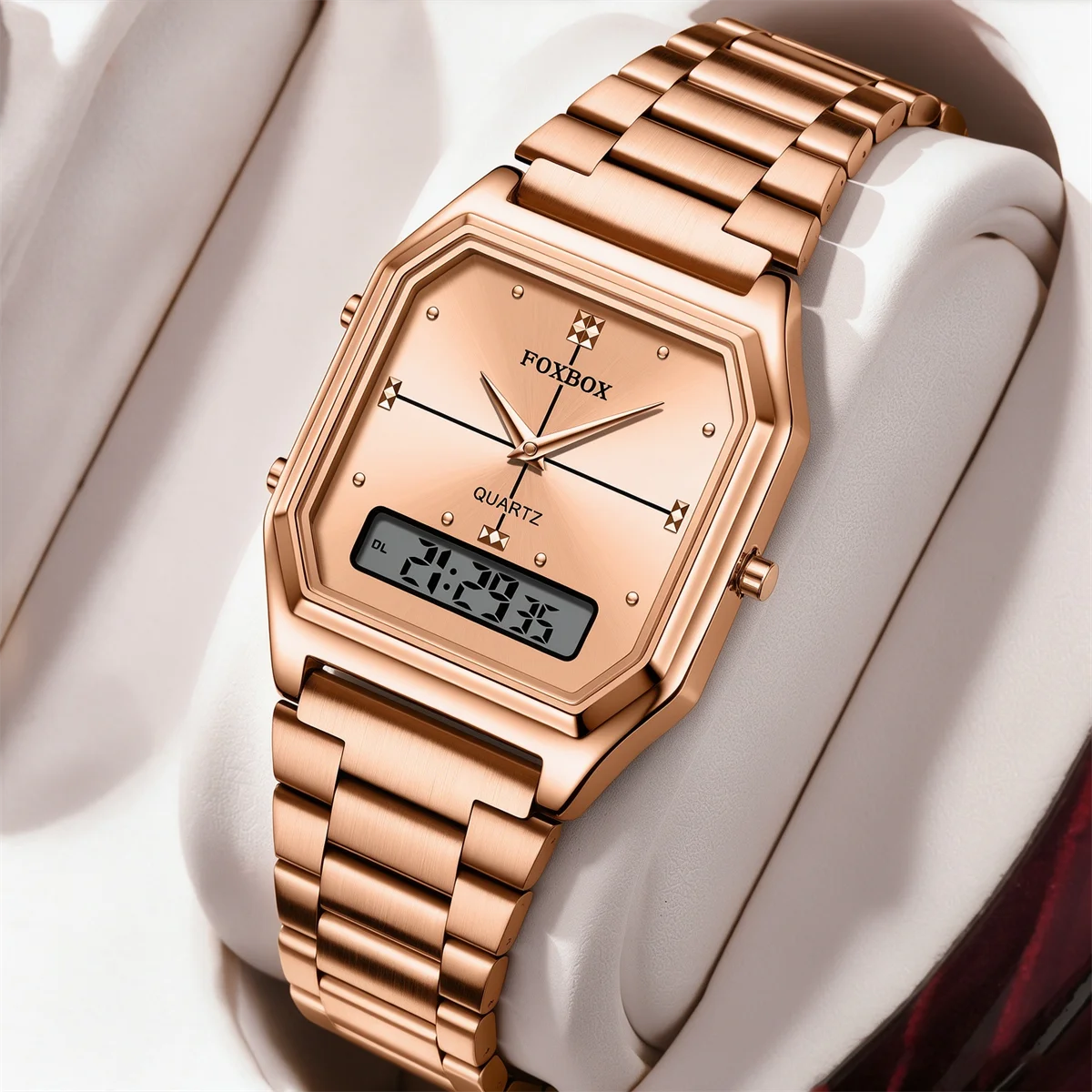 2026 New Women's Quartz Wrist Watch Digital Sports Ladies Clock Electronic Waterproof Square LED Watch for Women Montre Femme