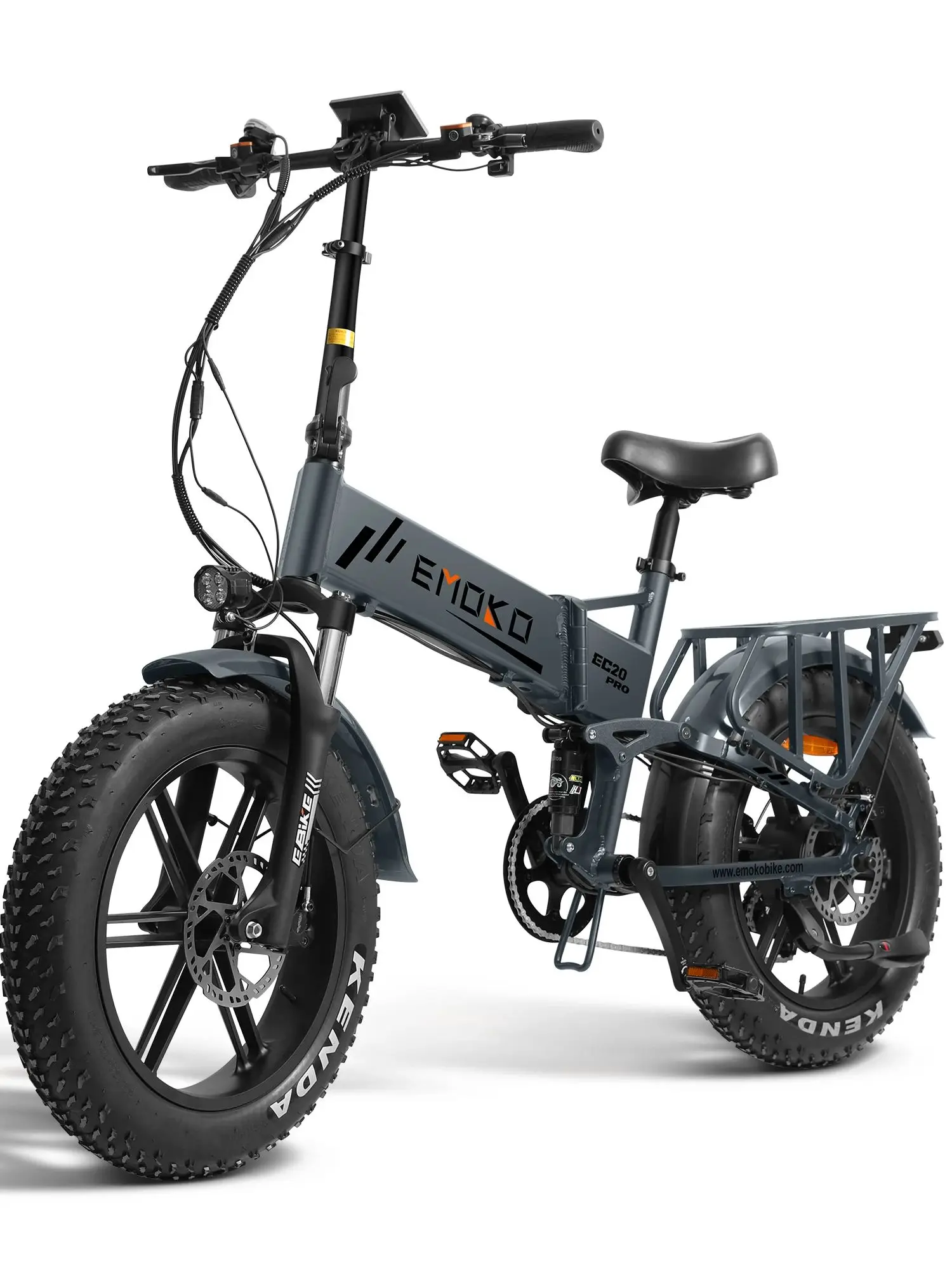 AliExpress NONE Adult Electric Bicycle ，EMOKO EC20 PRO 1000W Motor E-bike 48V18Ah Battery Electric Bike 20 Inch Tires City commute E-Bike