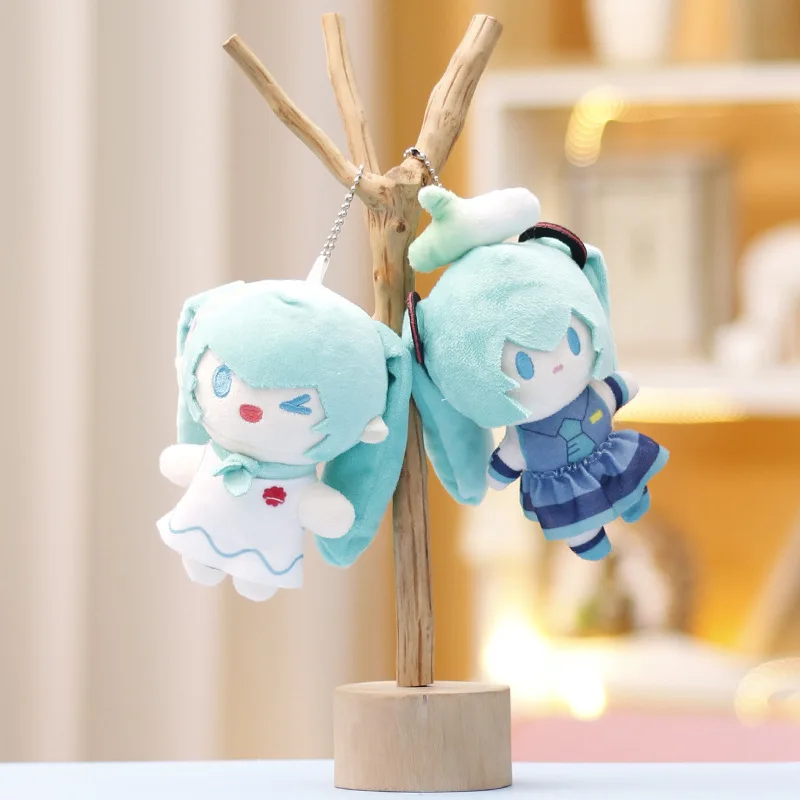 Nuevo colgante Hatsune Miku de 13cm, periféricos de animé, llavero bonito de dibujos animados, productos japoneses Kawaii, regalo para amigos, decoración Itabag