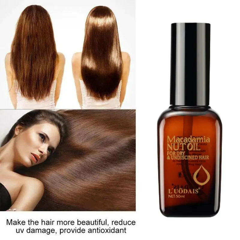 50ML Multi-functional Moroccan Argan Hair Oil Hair Moisturizing Repair Dry Damage Absorbed Oils Nourish Scalp Treatments