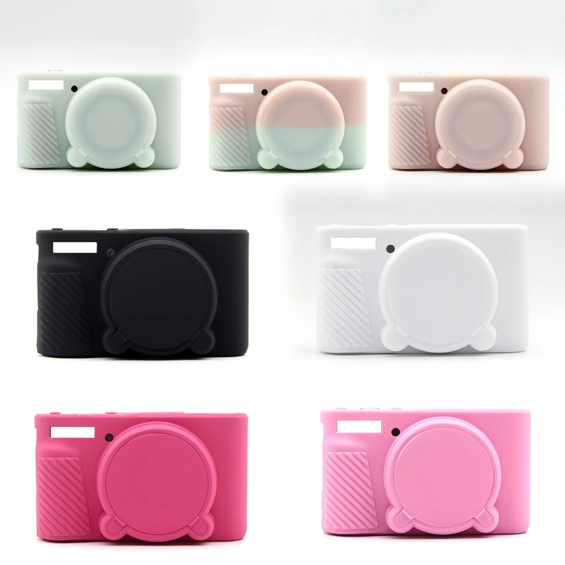 Capa protetora para câmera DSLR, capa de pele para Canon SX740/SX730