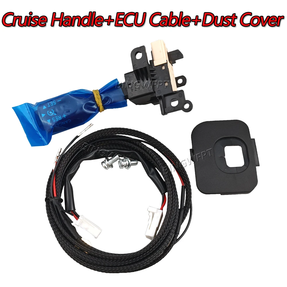 With 45186-48070-C0 Dust Cover Car Cruise Control Switch  Lever For TOYOTA YARIS (HYBRID) KSP130,NHP130,NLP130 07/2014-05/2020