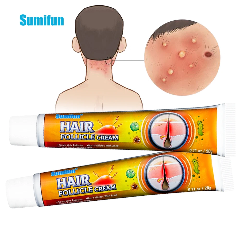 

Sumifun 20g Folliculitis Antibacterial Cream Anti-Itching Remove For Body Acne Itching Skin Care Anti-inflammatory Herbal Cream