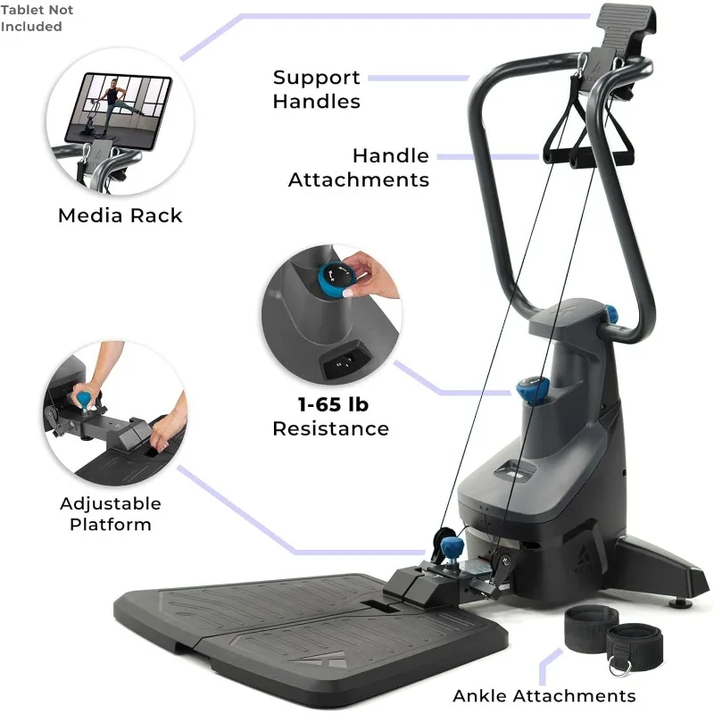 orm Home Gym Strength Trainer - Low-Impact Total Body Cable Resistance - TeeterMove Personal Training App