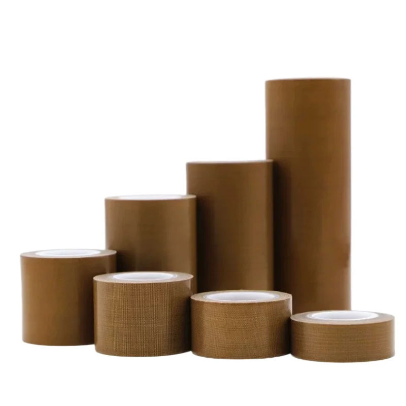 PTFE Tape Adhesive Cloth Width 5~100mm Thickness 0.13mm 0.18mm Insulated Vacuum High Temperature Resistant Sealing PTFE Tapes