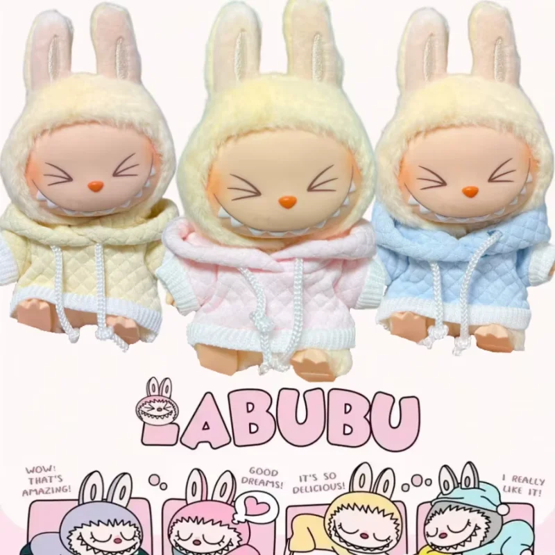 

Cute Doll Labubu Clothes for 17CM Labubu Outfit Accessories Classic Dress Set V2 Mini Dolls Clothing Girl Kid Gift Labubu Ropa
