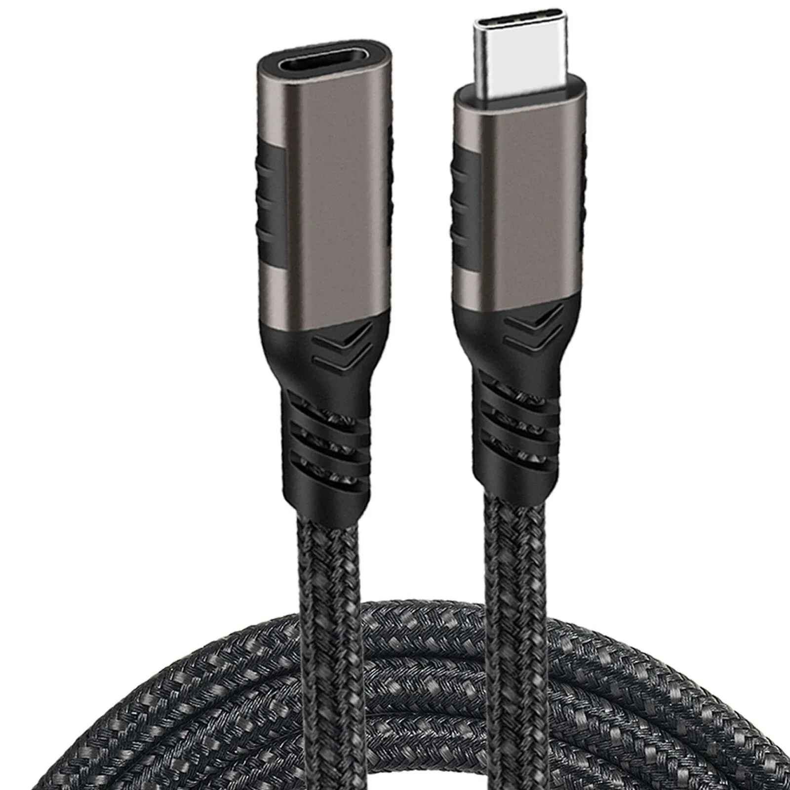 5A Short Type USB C Extension Cable Fast Charger 100W 2m 3m 2 3 Meters Male To Female USB 3.2 Gen2 10Gbps Data Cable PD Charging