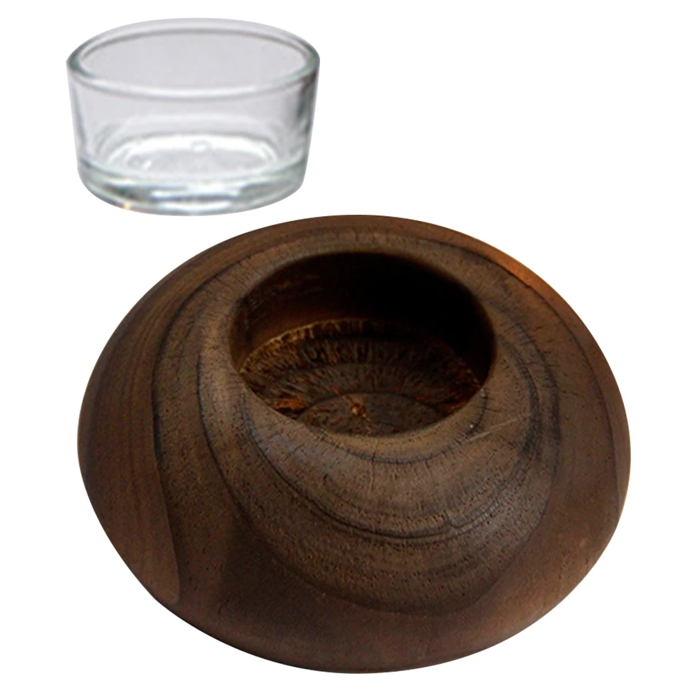 

Деревянный подсвечник в деревенском винтажном стиле, натуральный держатель для чайной свечи, декоративная подставка для свадебной вечеринки, домашний декор