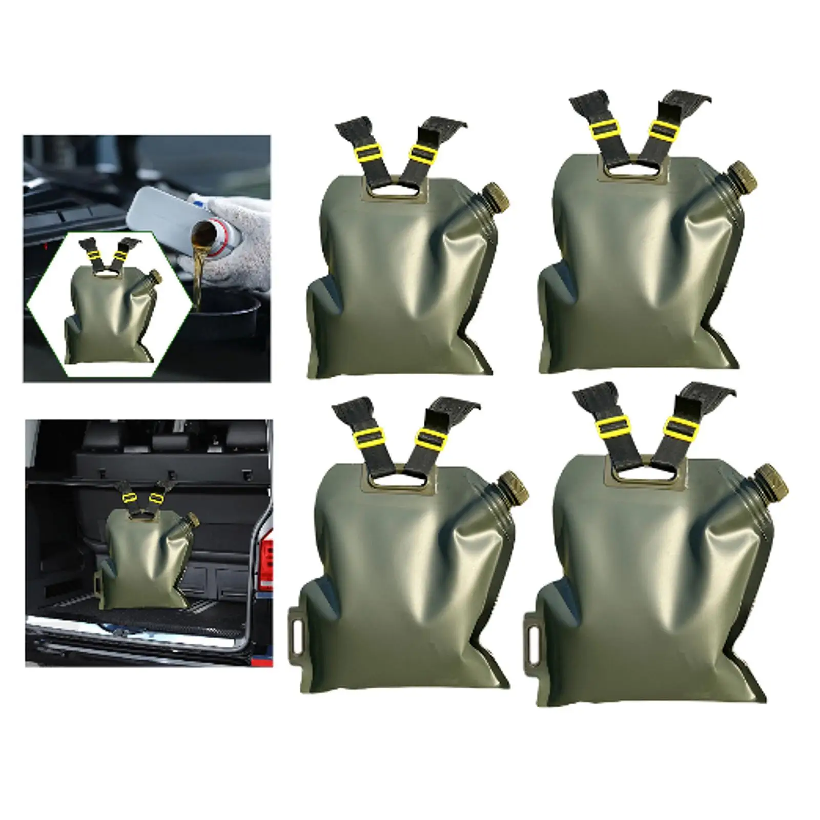 

Топливный бак с мягким масляным мешком и удобным складным ремешком с ручкой и ремешком