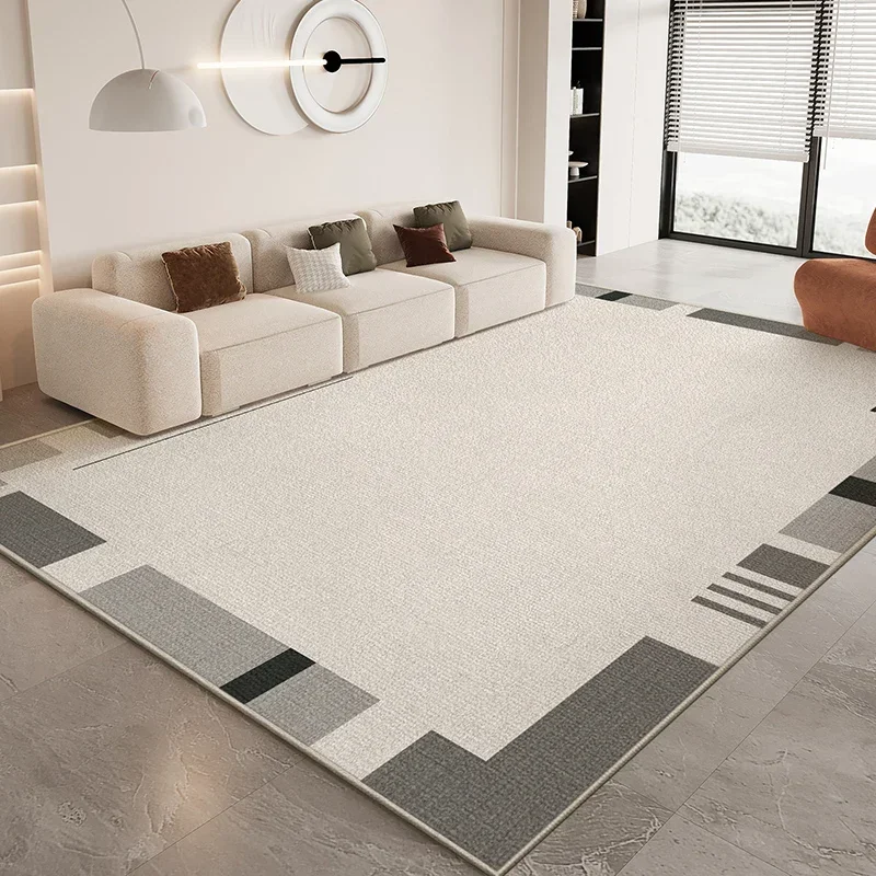 

Crystal Pile Living Room Dirty Resistant Easy Care Non-Slip Carpet Premium Feeling Large Sofa Coffee Table Rugs