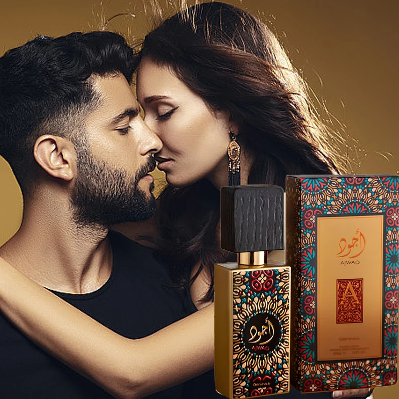 Lattafa AJWAD Arabian Men and Women's Perfume 100ml Wooden Middle East Dubai Strong Fragrance lasting Scent arabe Eau De parfum