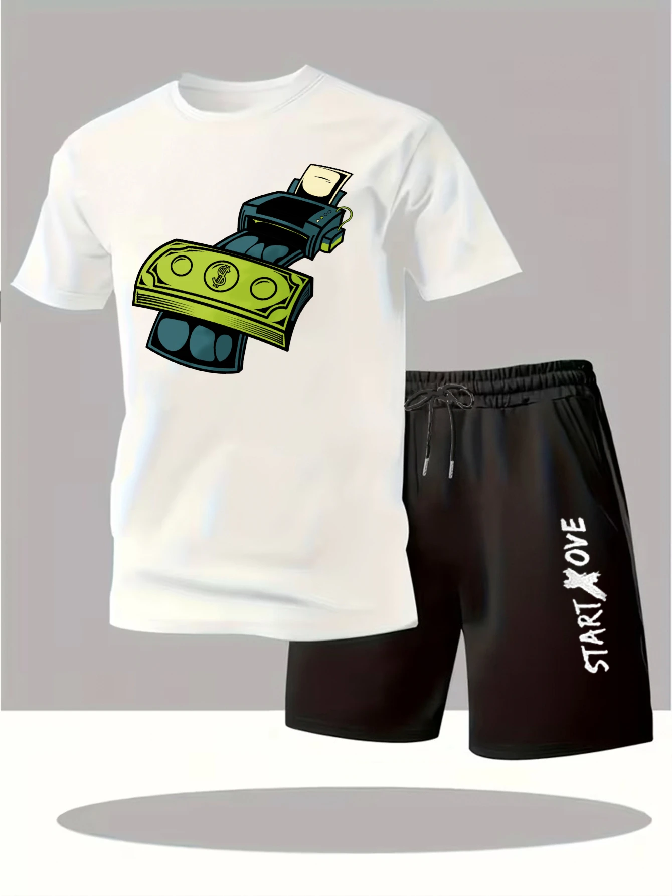 

Мужские комплекты 2025: Новинка! Модный спортивный костюм, комплект одежды, тренировочный костюм для мужчин, комплекты с графическим принтом, комплекты с футболкой и шортами для мужчин