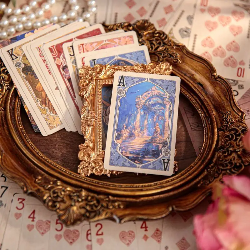 High-quality poker cards, retro-style game cards, for leisure and entertainment, stress relief, and gatherings with friends. view 3