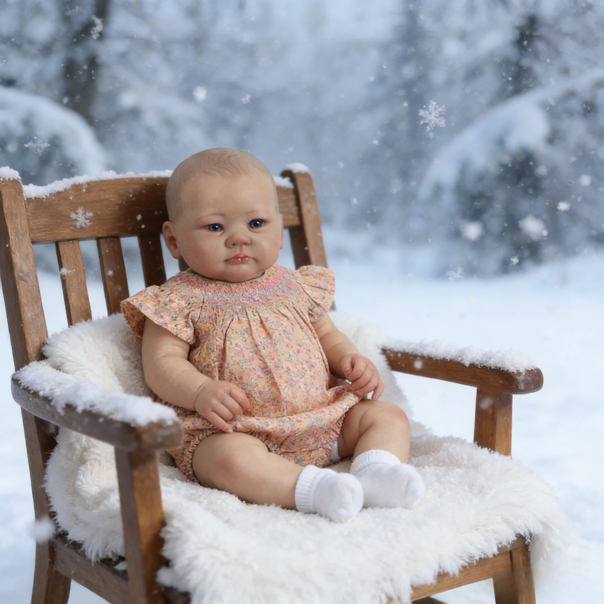 Muñeca Reborn de 48 cm, Cuerpo de Algodón Suave, Muñeca Lali - Linda Niña con Cabello Pintado, Muñeca Bebé para Niños