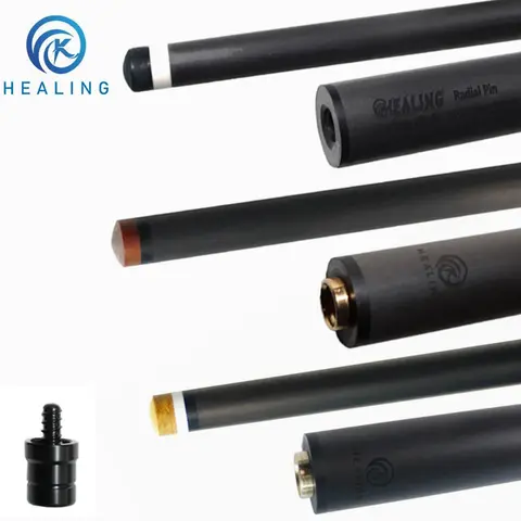 Arbre de billard en Fiber de carbone, technologie noire, bâton de queue de billard à faible déflexion, OEM personnalisé (pointe + ferrule + logo + longueur + joint + poids)