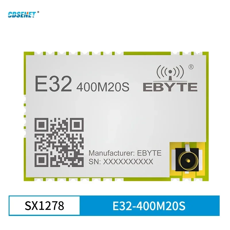 SX1278 433MHz 470MHz Lora Wireless Module SPI Long Distance 5KM Low Power 20dBm CDSENET E32-400M20S Antenna Stamp hole/IPEX