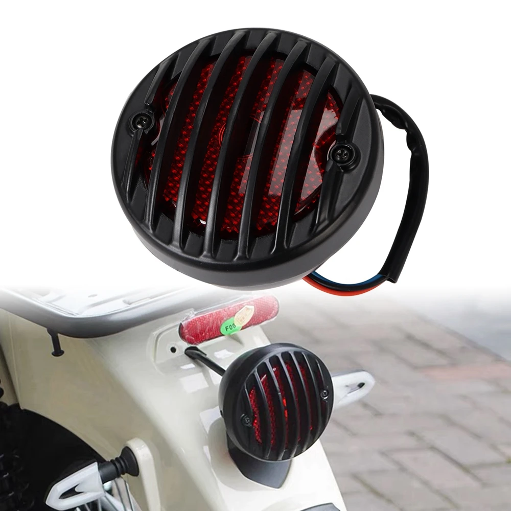 Universal Motorcycle Side Mount Tail Light Rear Stop Light Do Not With License Plate Bracket Holder