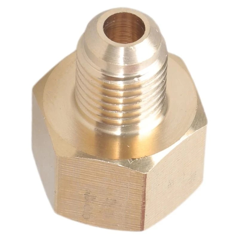 

Air Conditioner Reducer Adapter 1/4inch Nitrogen Regulator Adapter Fittings Car Conditioner Adapter Enduring