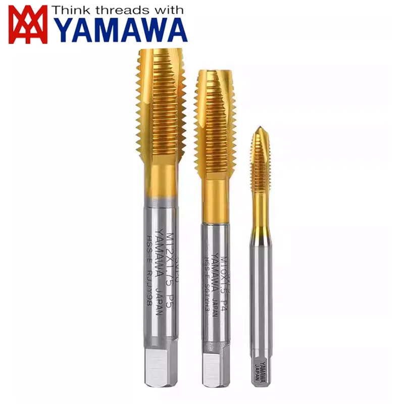 Janpan YAMAWA HSS-E Spiral Pointed Tap UNC UNF 2-56 3-48 4-40 6-32 8-32 10-24 10-32 12-24 1/4 3/8 Machine Screw Thread Taps
