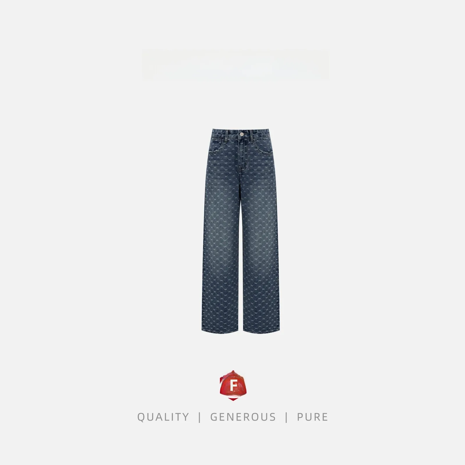 

Женские прямые джинсы OUDOCKEE, свободные брюки с широкими штанинами, струящиеся, с высокой талией, из смесового хлопка, весна 2026, новый стиль, удобные для повседневной носки