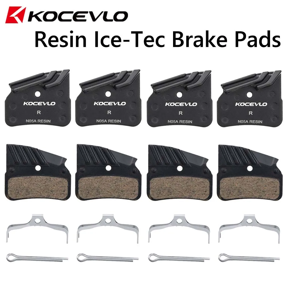 4 Stück KOCEVLO N03A N05A Ice Tech Bremsbeläge aus Metall für 4-Kolben XT XTR M9120 M8120 M7120 Scheibenbremsen
