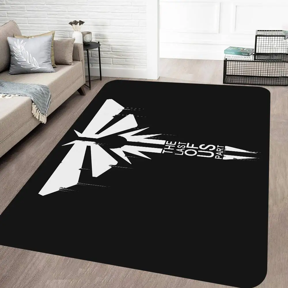 The L-Last Of U-Us 2 E-Ellie LOGO Floor Carpet Nordic Style Home Doormat Bathroom-Toilet Mats Bedroom Hotel Decor Mat