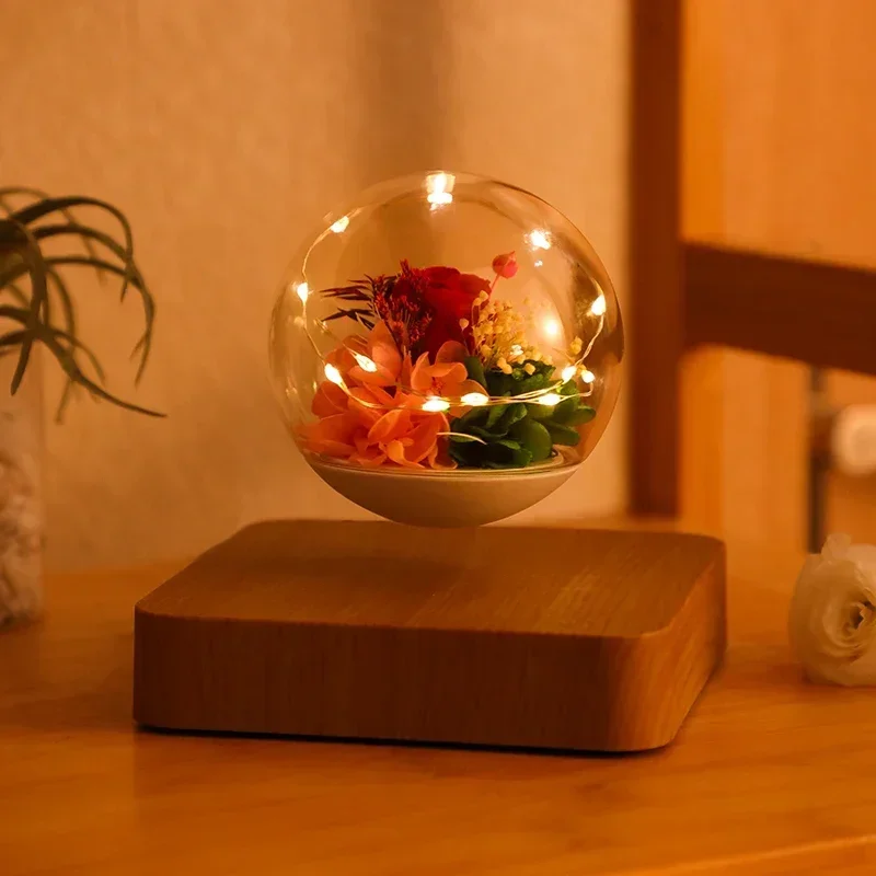 HCNT hot sell product  Romantic Gifts For Your Loved Ones on Valentine's Day  levitation flower ball