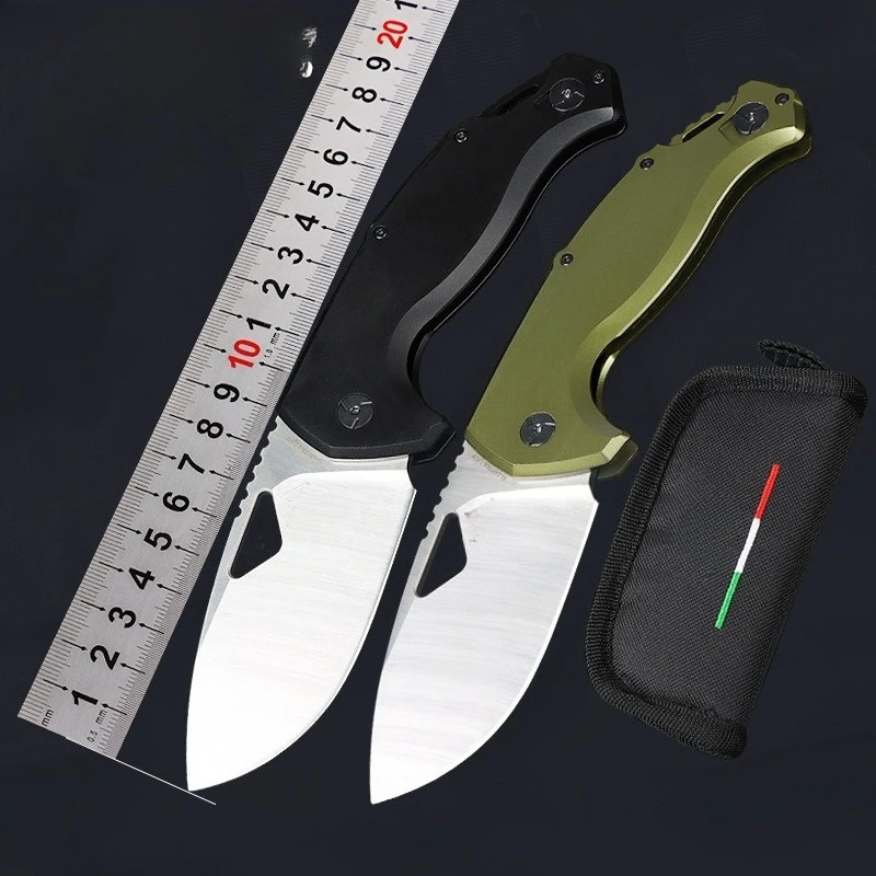 

Portable Pocket Camping Outdoor Folding Knife Aviation Aluminum Handle Hunting Survival Tactical Utility Fruit Knives CNC Tools