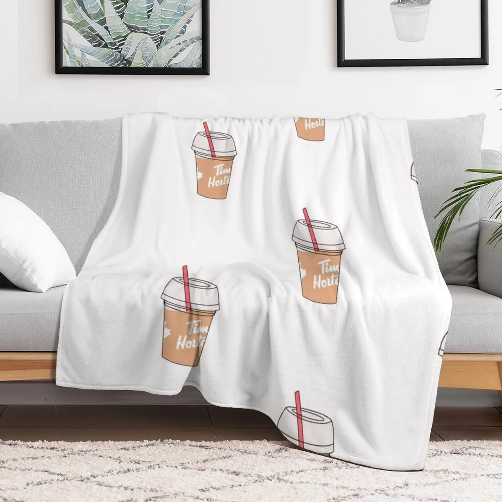 Tim Hortons Ice Cap Throw Blanket Luxury Brand Cute Plaid decorative Blankets