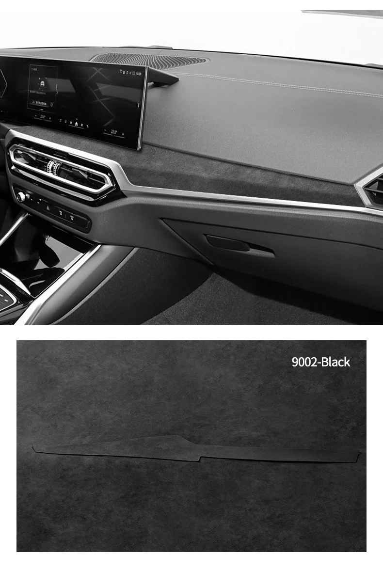 Für BMW Two-gate G42 3er I3 G20 G28 4er I4 G23 Mittelkonsole Dashboard Trim Aufkleber aus Alcantara Auto Innen Zubehör – Detail 13