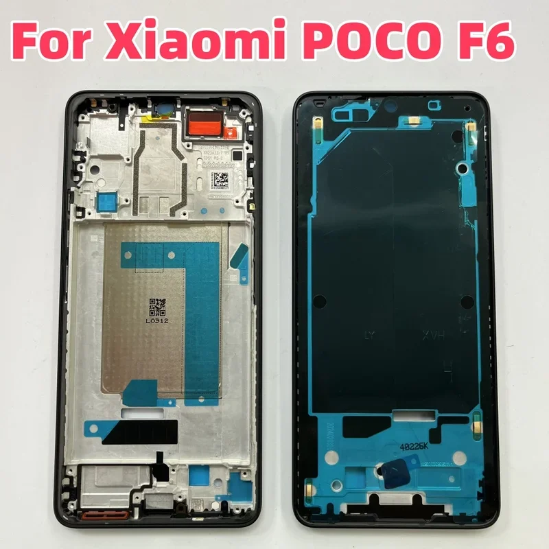 For Xiaomi Poco F6 Front Middle LCD Frame Central Housing Bezel Repair Parts