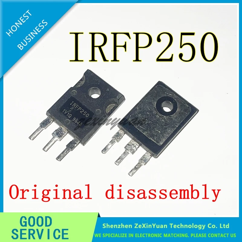 10PCS- 100PCS  IRFP250 IRFP250N IRFP250M MOS field effect transistor 200V/30A TO-247 Original disassembly