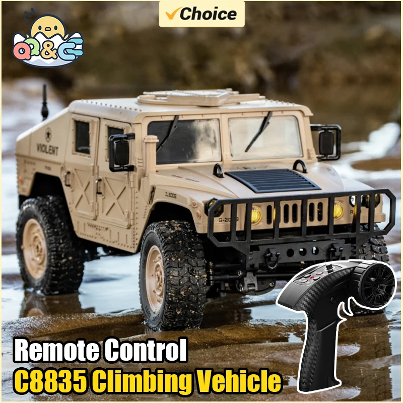 

C8835 пульт дистанционного управления, высокоскоростной внедорожный автомобиль, светодиодные фары, вездеход, зверь, имитация альпинистского автомобиля, рождественские подарки для мальчиков
