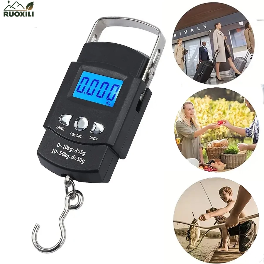 

Fishing Hanging Scale with Tape Measure Portable Weighing And Hidden Tape Measure,Hook Scale,Mini Precision Spring Scale